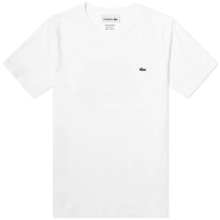 Photo: Lacoste Men's Classic Fit T-Shirt in White