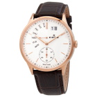 Edox Quartz White Dial Brown Leather Mens Watch 34500 37R AIR