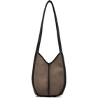 HEREU Taupe Calella Bucket Suede Bag