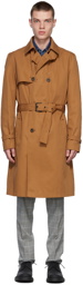 Hugo Tan Twill Coat