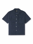 Portuguese Flannel - Convertible-Collar Cotton-Corduroy Shirt - Blue
