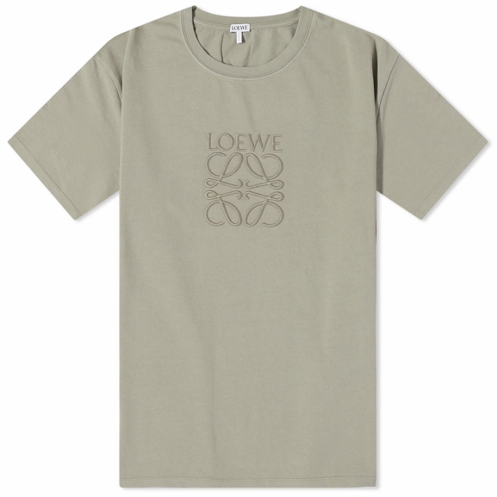 Photo: Loewe Men's Overdyed Anagram T-Shirt in Platinum