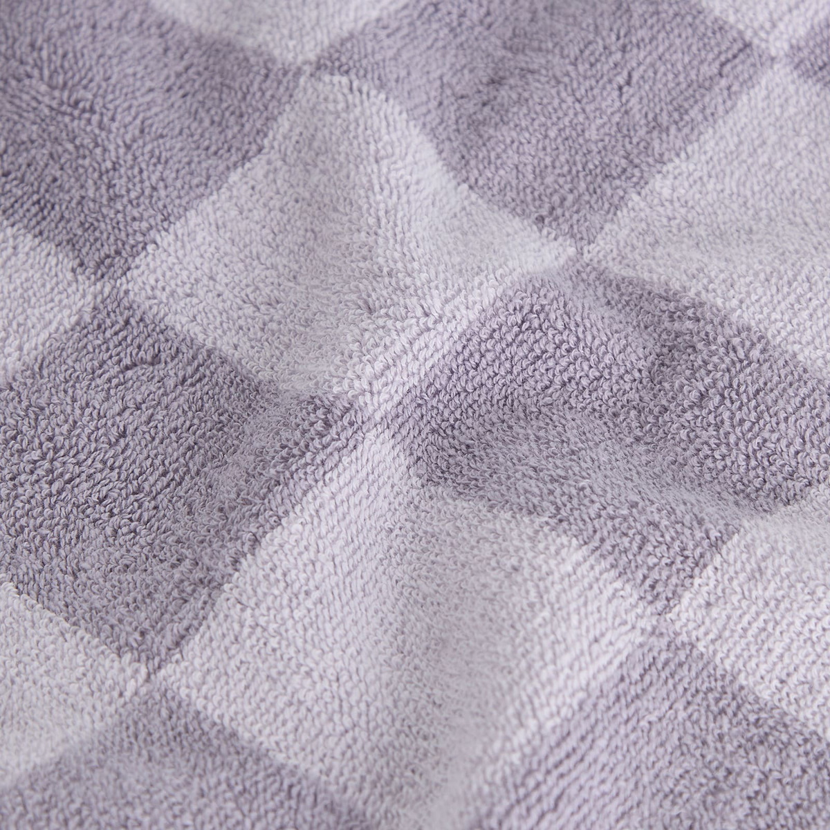 HAY Check Wash Cloth in Lavender 