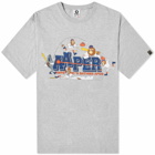 Men's AAPE x Rob Flowers Aaper T-Shirt in Grey