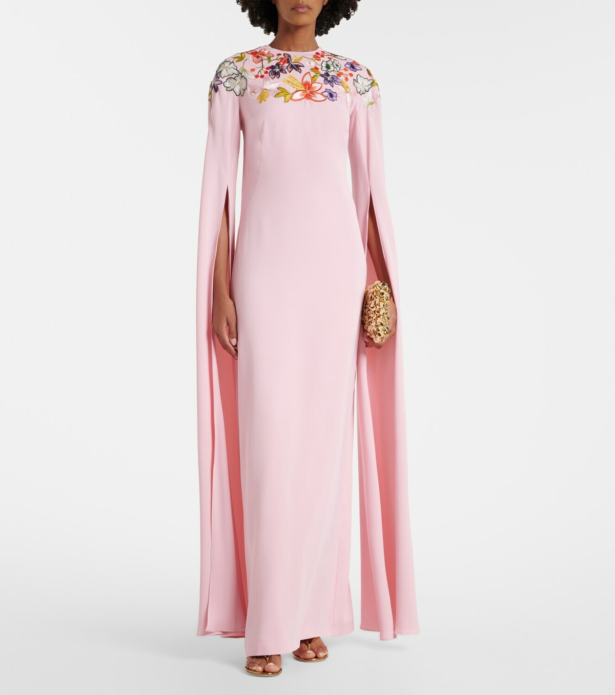 Costarellos Embroidered gown
