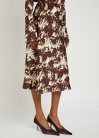 Marques' Almeida Light Weight Drill Satin Midi Slip Skirt White
