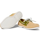 Quoddy - Downeast Two-Tone Suede Boat Shoes - Sand