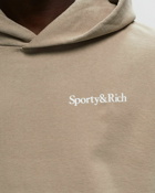 Sporty & Rich Health Is Wealth Hoodie Brown - Mens - Hoodies