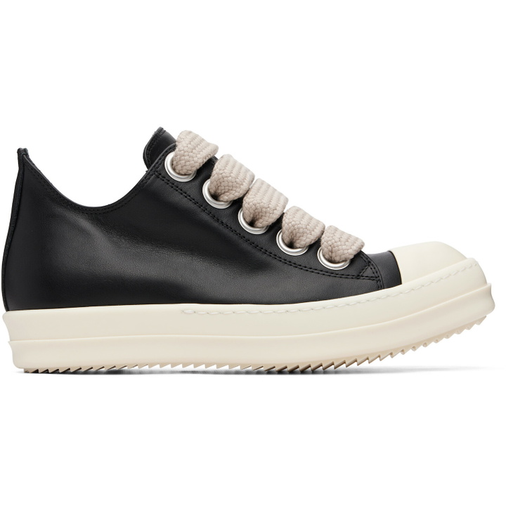 Photo: Rick Owens Black Tower Jumbolaced Low Sneaks Sneakers