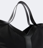 Saint Laurent Y Large leather-trimmed tote bag