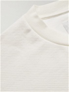 4SDesigns - Printed Cotton-Jersey Sweatshirt - White