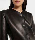 Khaite Naran leather jacket