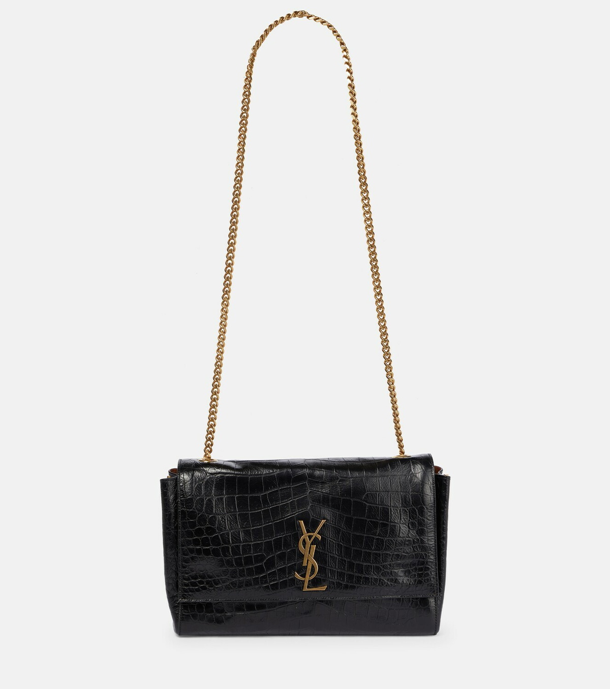 Saint Laurent Kate Medium YSL Shearling Shoulder Bag