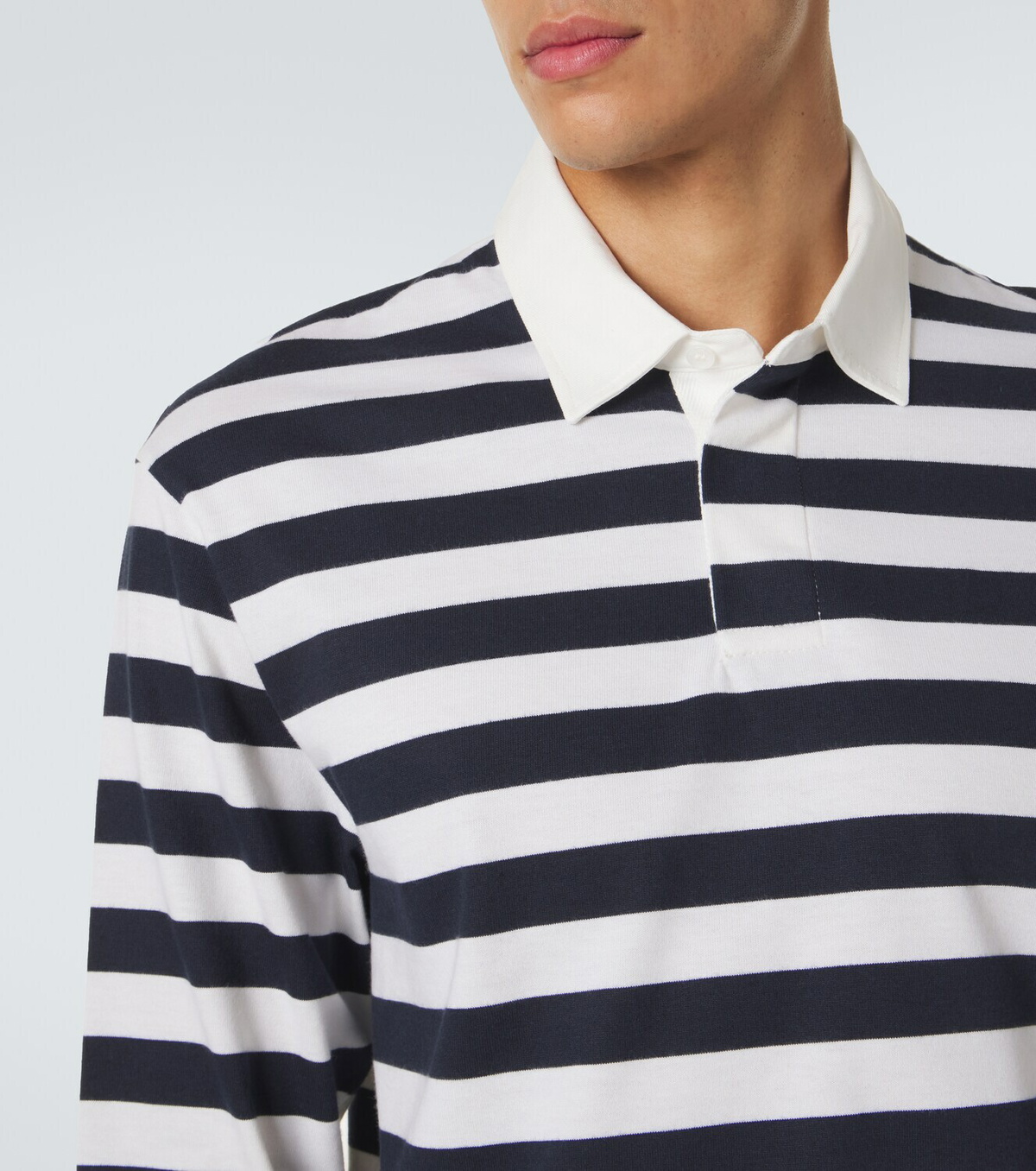 Dunhill Cotton and cashmere polo shirt