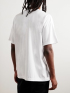WTAPS - Logo-Embroidered Cotton-Jersey T-Shirt - White