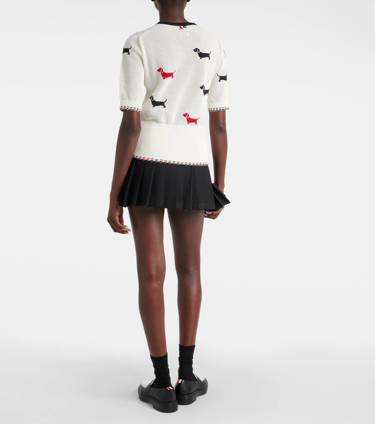 Thom Browne Hector pointelle cotton top
