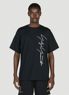 Yohji Yamamoto - x New Era Logo T-Shirt in Black