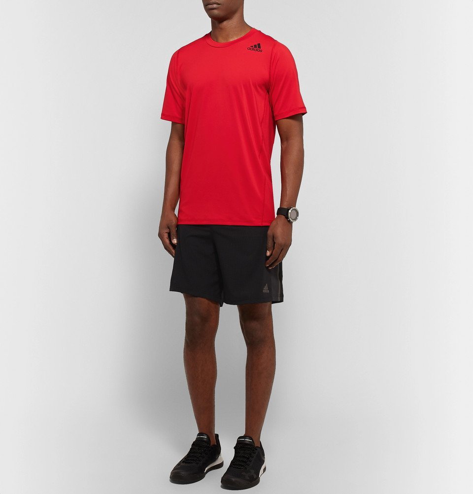 Adidas Sport - Techfit Climalite T-Shirt - Red