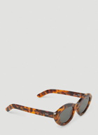 Cocca Spotted Havana Sunglasses in Brown