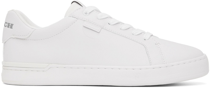 Photo: Coach 1941 White Lowline Low Top Sneakers