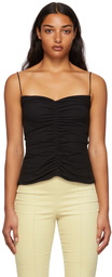 Khaite Black Shelly Tank Top