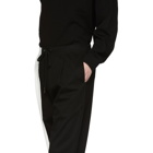 Diet Butcher Slim Skin Black and White Bold Lined Lounge Pants