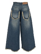 Moncler X Palm Angels Fringed Jeans