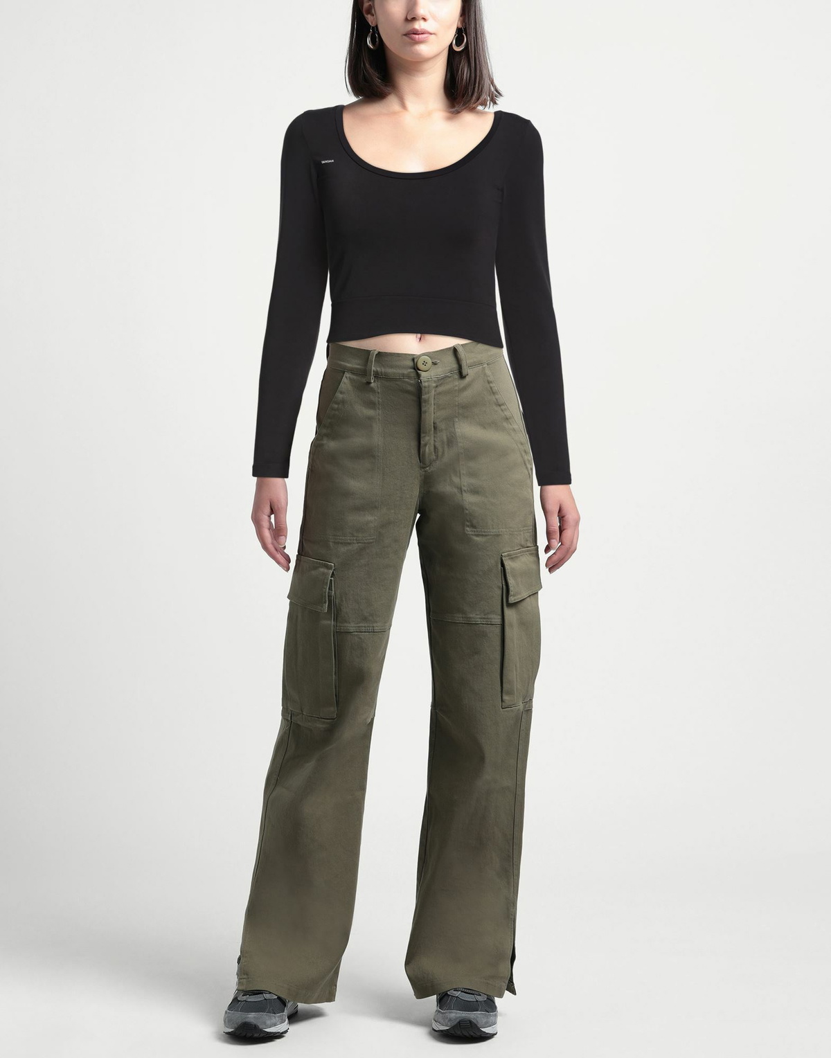 Pangaia Womens Top in Black