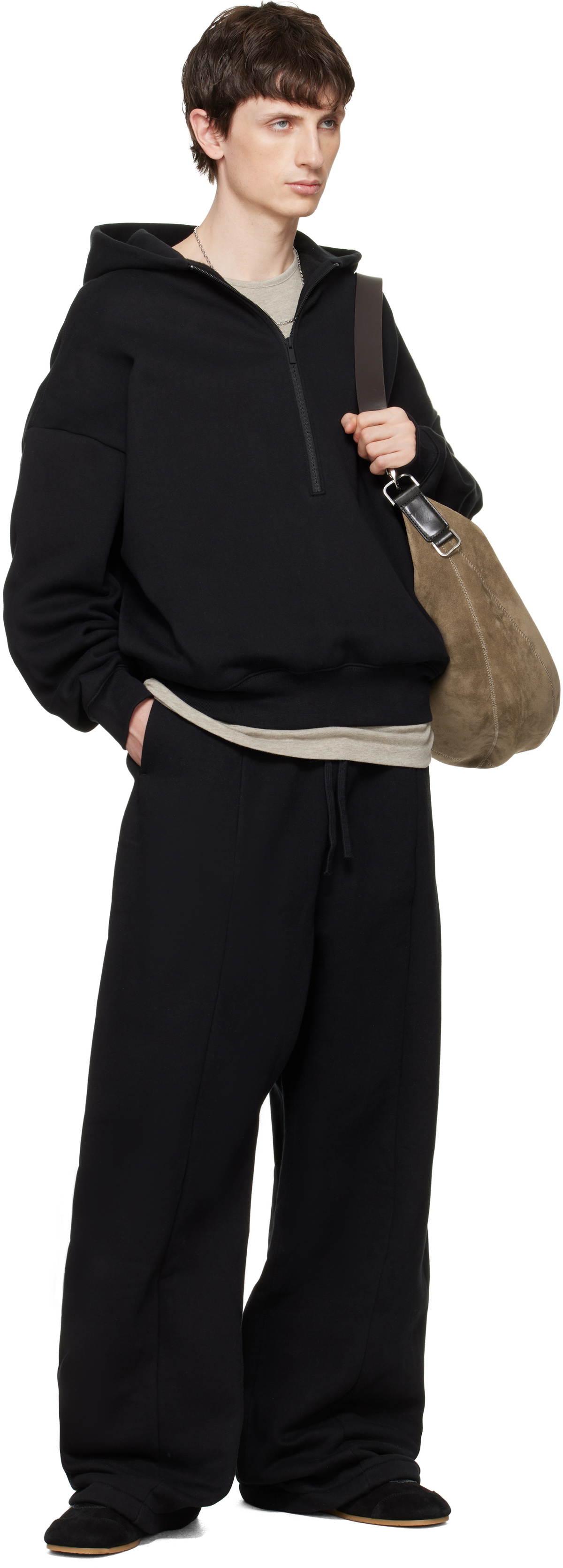 Fear of God ESSENTIALS Black Signature Lounge Sweatpants