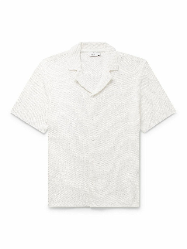 Photo: Onia - Camp-Collar Cotton-Blend Shirt - White