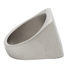 VETEMENTS Silver All-Over Logo Ring