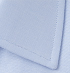 Kingsman - Turnbull & Asser White Cotton Royal Oxford Shirt - Blue