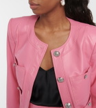 Veronica Beard Cirtane faux leather jacket