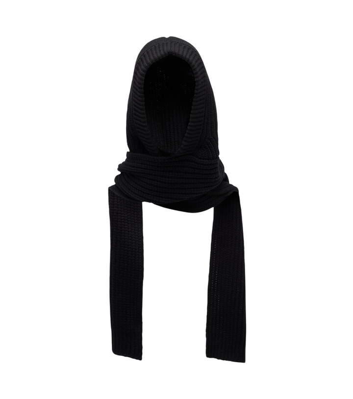 Photo: Moncler Ribbed-knit wool and cashmere hood