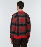 Amiri - Logo mohair-blend cardigan