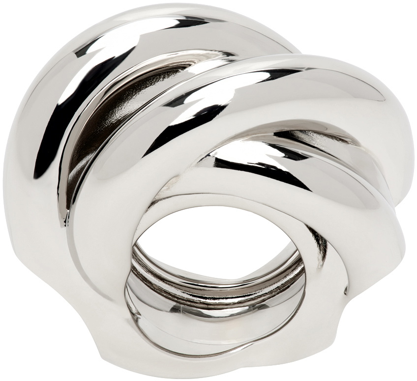 Balenciaga Silver Saturne Ring