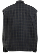 BALENCIAGA - Detachable Sleeves Cotton Shirt