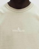Stone Island Maglieria Tagliata T Shirt/Piq Beige - Mens - Shortsleeves