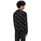 Kenzo Black All Over Eye Sweatshirt