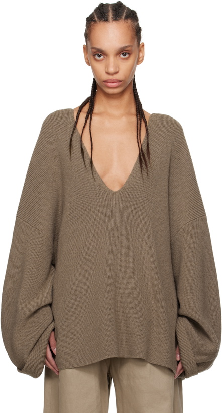 Photo: Entire Studios Taupe Dormer Sweater