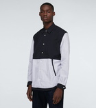 Comme des Garcons Homme - Long-sleeved patchwork shirt