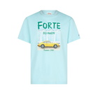MC2 Saint Barth Man Cotton T-shirt With Forte Dei Marmi Car Print