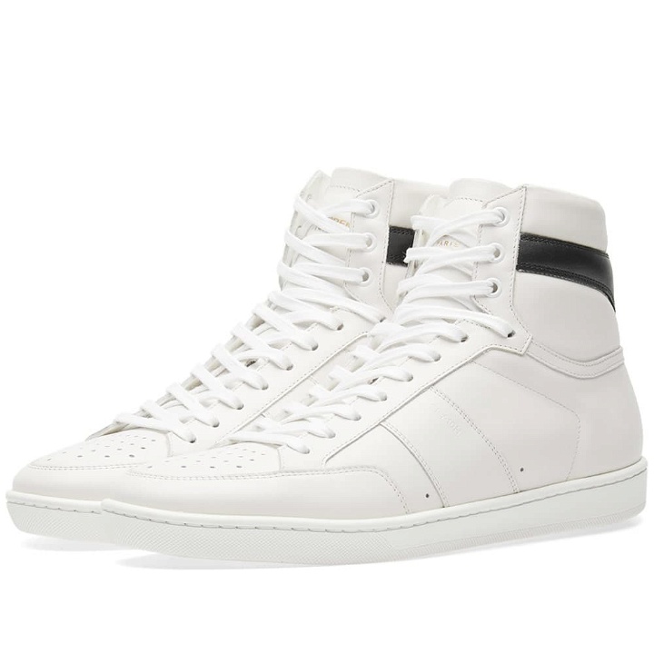 Photo: Saint Laurent SL-10 High Sneaker White