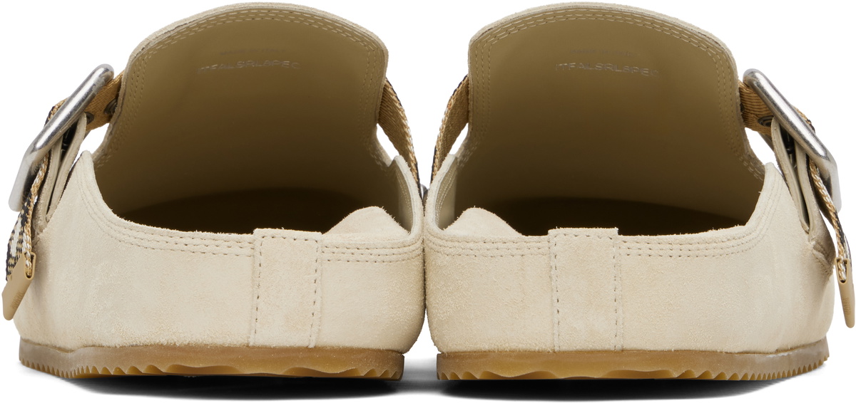 Burberry Beige Suede Urchin Mules