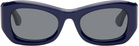 Port Tanger Navy Tangerine Sunglasses