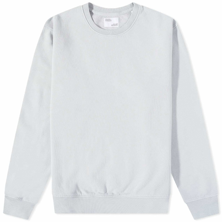 Photo: Colorful Standard Men's Classic Organic Crew Sweat in CldyGry