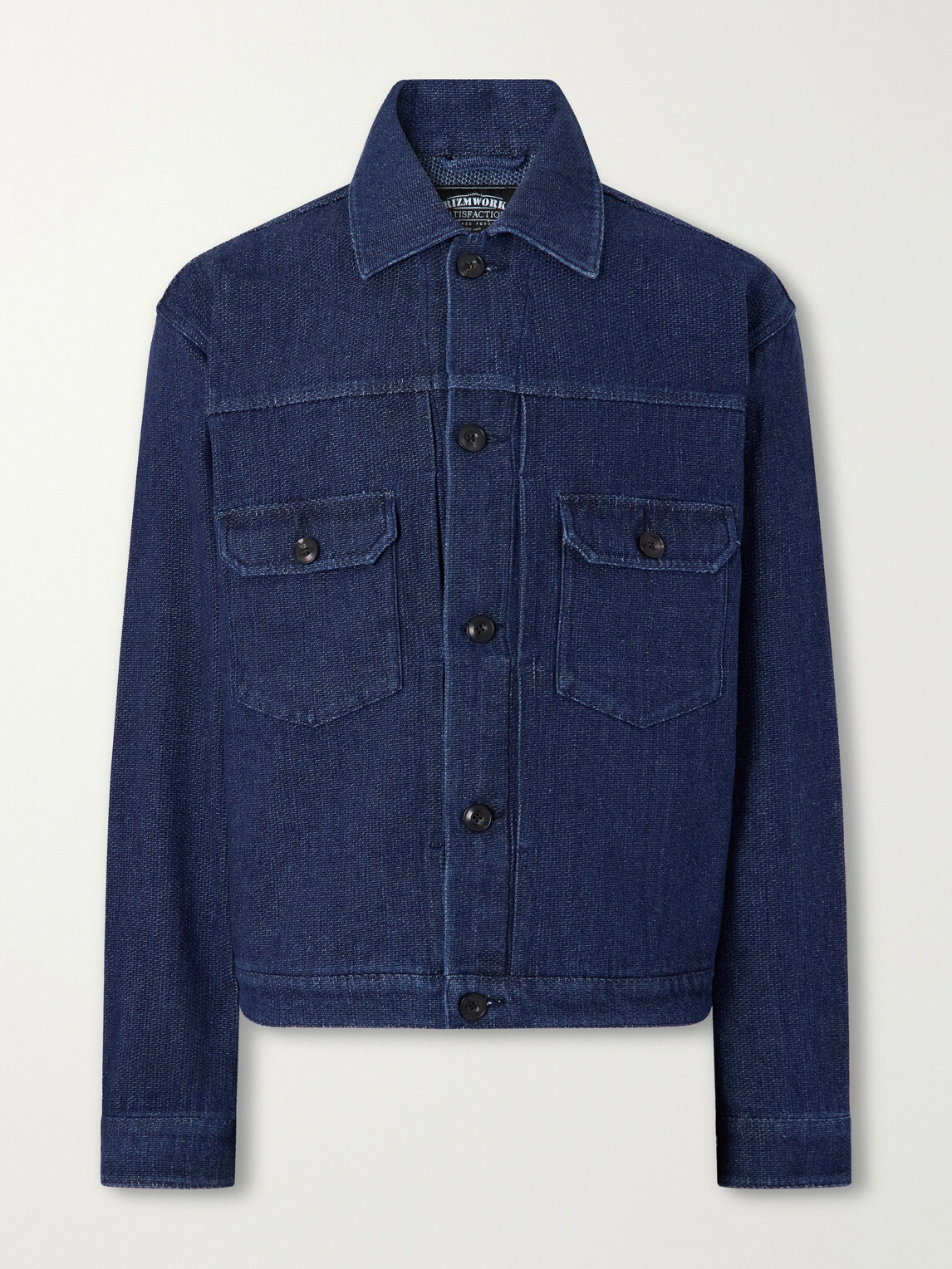 FrizmWORKS - Sashiko Denim Jacket - Blue