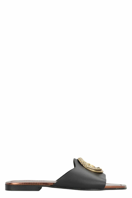 Photo: Just Cavalli Elisie Leather Slides