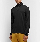 Acne Studios - Evias Cotton-Jersey Half-Zip Shirt - Black