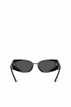 Diesel - Sunglasses - Unisex - Black